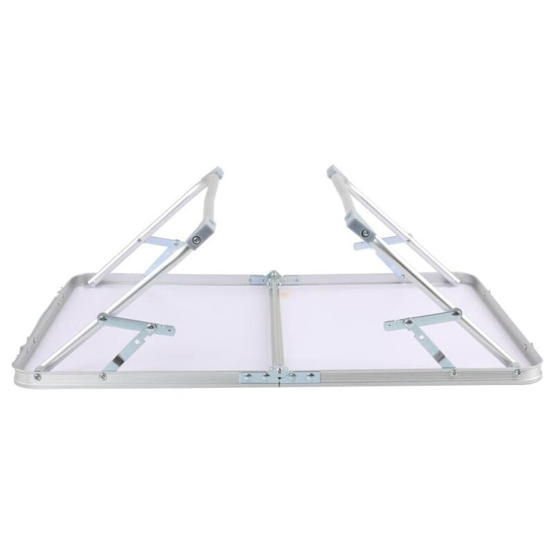 Outdoor Picnic Table Supplier - Portable Foldable Wood Grain Aluminum Alloy Barbecue