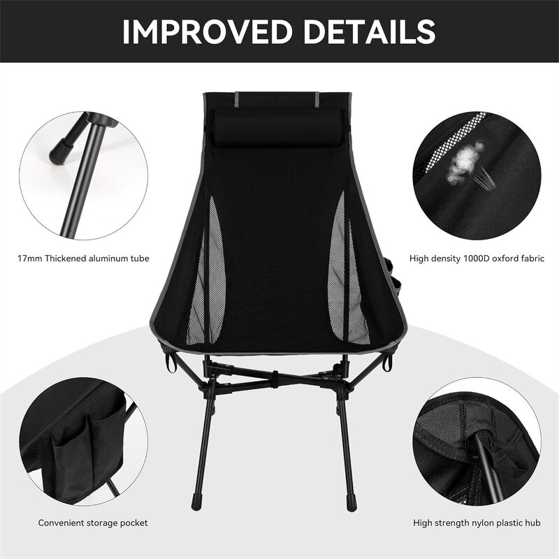 Adjustable Camping Chair Manufacturer - High Back Portable Beach Backpacking Chair
