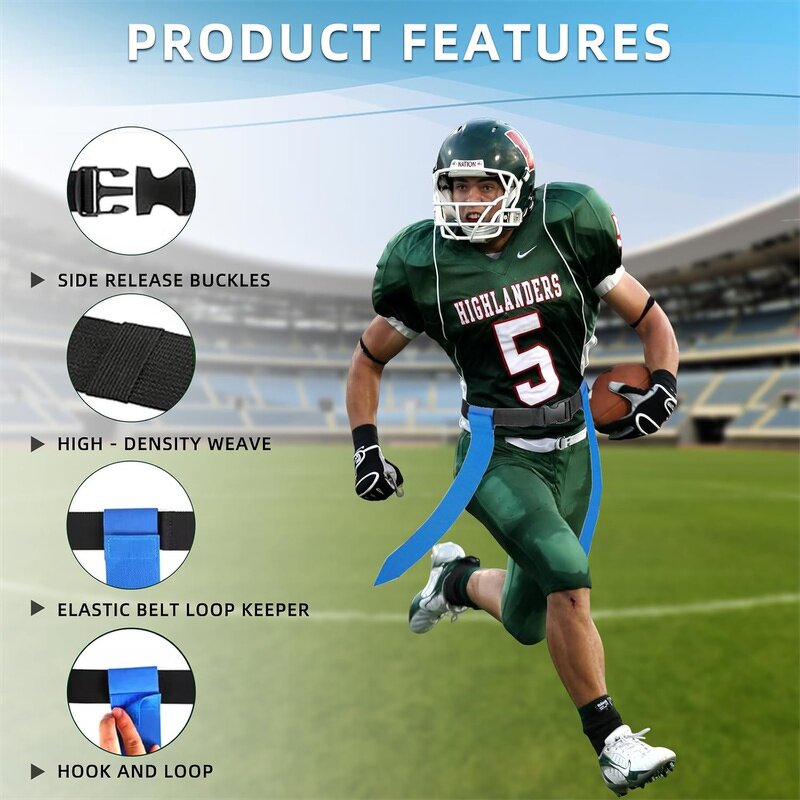 Flag Training Belts Factory - Adjustable Football Belts for Adults