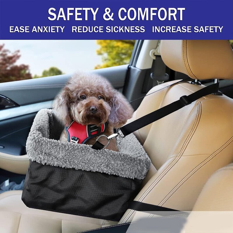 Dog Car Seat Factory - Collapsible Canvas Easy Clean Metal Frame Adjustable Straps