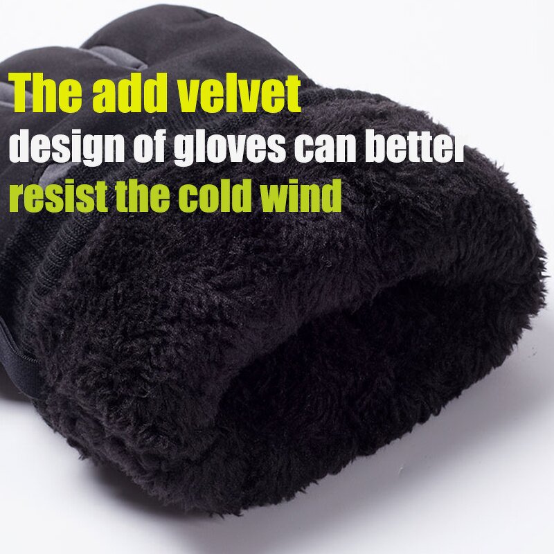 Winter Mittens Manufacturer - Windproof Motorcycle Camping Hiking Warm Fleece Snow Ski