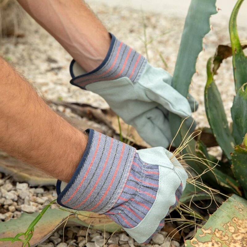 Safety Work Gloves Supplier - Unisex Adult Cuff Regular Grade Grey Large Pack 5