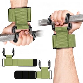 Lifting Hooks Supplier - Heavy Duty Gym Wrist Strap Hook for Deadlifts Pull-Ups