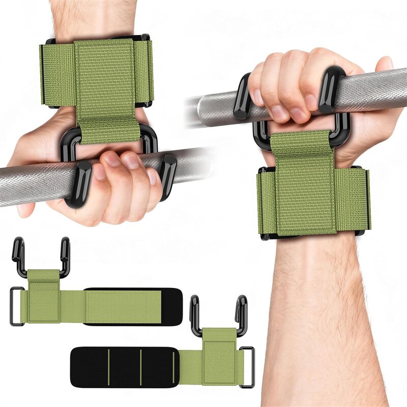 Lifting Hooks Supplier - Heavy Duty Gym Wrist Strap Hook for Deadlifts Pull-Ups