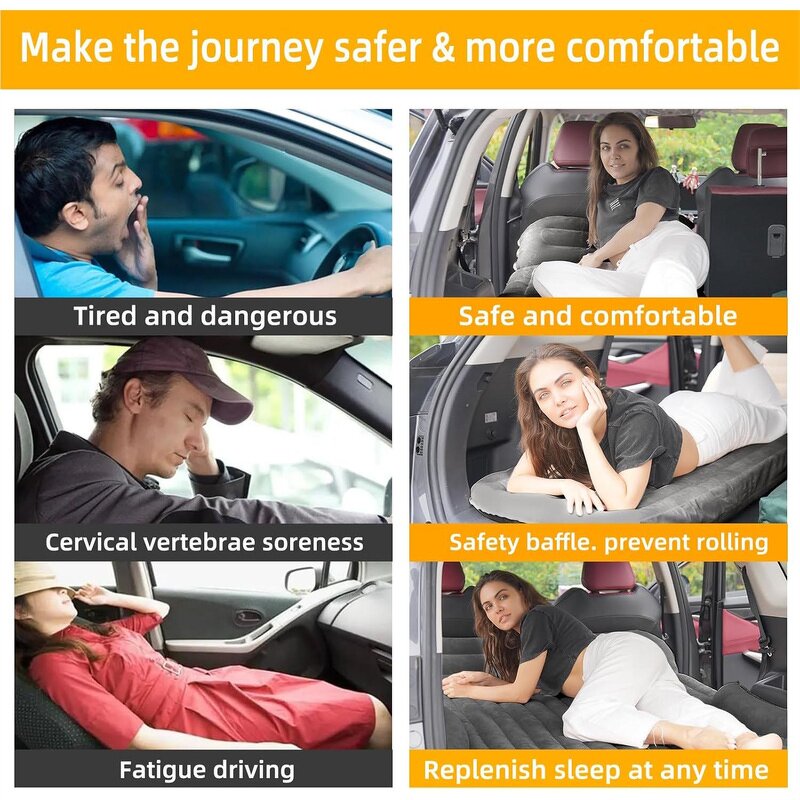 SUV Air Mattress Factory - Inflatable Bed Trunk Rear Seat Car Mattress