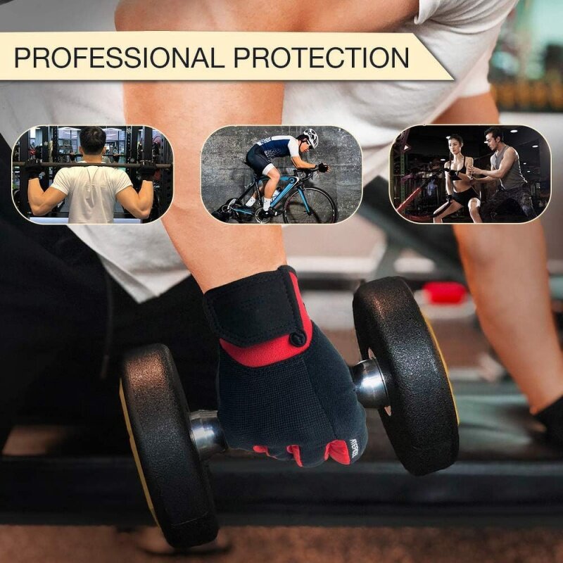 Wrist Guards Supplier - Non Slip Breathable Gym Training Weightlifting Dumbbell Half Finger
