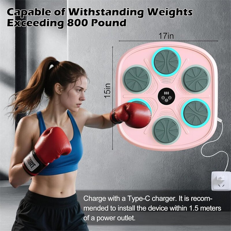 Smart Boxing Machine Manufacturer - Wall Mounted Interactive Music Trainer Fitness