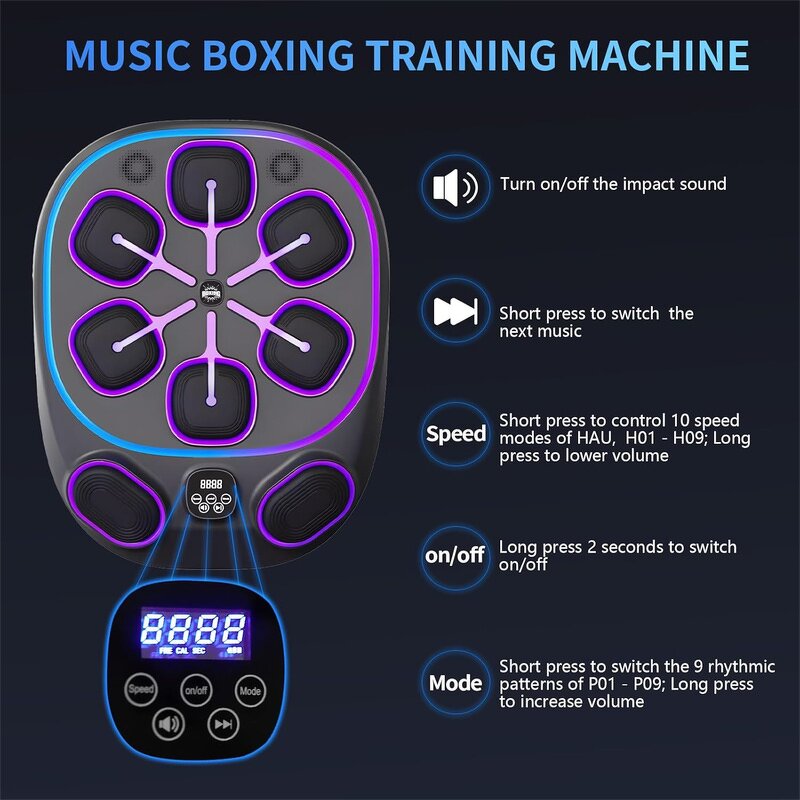 Boxing Workout Equipment Supplier - Target Music Boxing Machine Fitness
