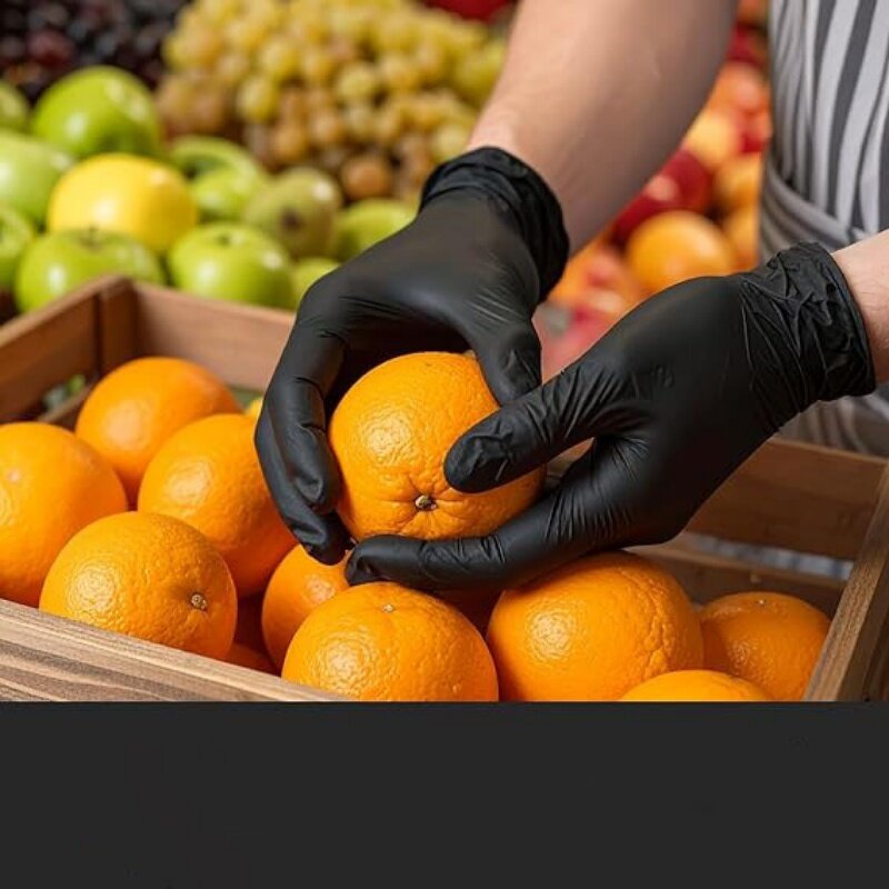 Nitrile Gloves Factory - Cooking Food Prep Mechanics Cleaning High Elastic Disposable