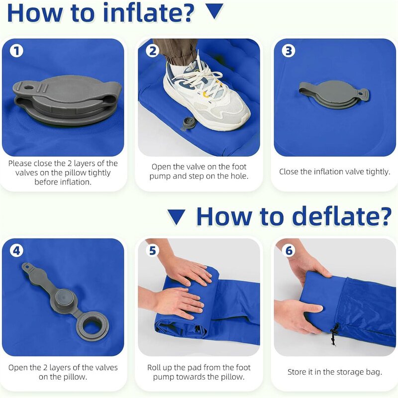 Inflatable Sleeping Pad Supplier - Extra Thick Camping Mattress