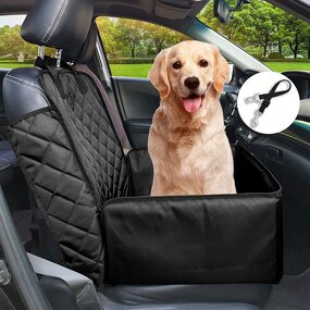 Pet Seat Cover Supplier - Pet Front Seat Black Cover Cars SUV Waterproof Dog