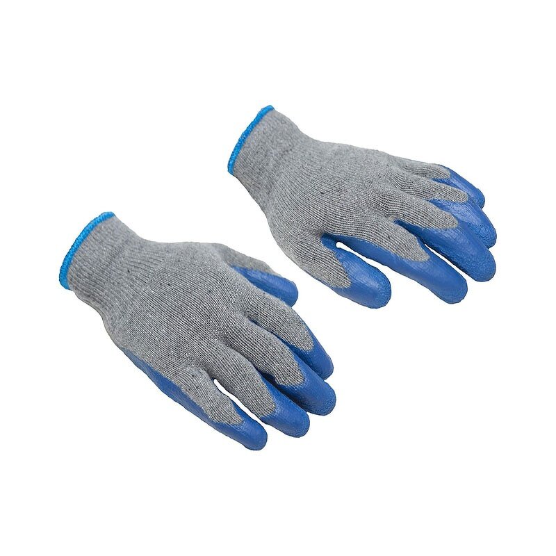 Rubber Work Gloves Supplier - Large Latex Double Coated Construction Gardening Heavy Duty