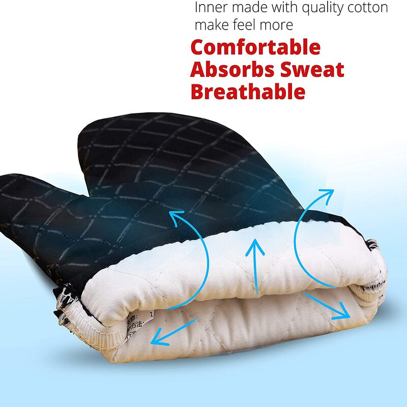 BBQ Pot Holders Manufacturer - Non-Slip Surface Safe Cotton Lining Heat Resistant Oven