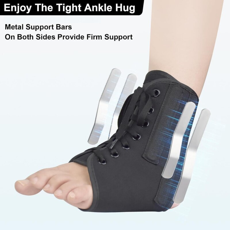 Adjustable Ankle Brace Manufacturer - Sprained Foot Support with Metal Side Stabilizers