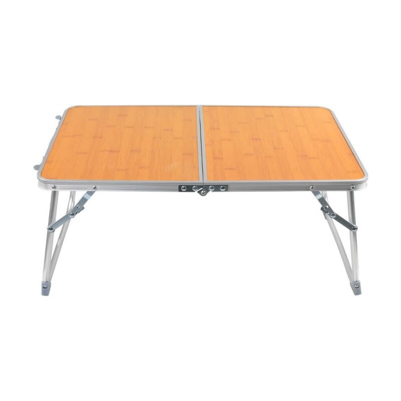 Outdoor Picnic Table Supplier - Portable Foldable Wood Grain Aluminum Alloy Barbecue
