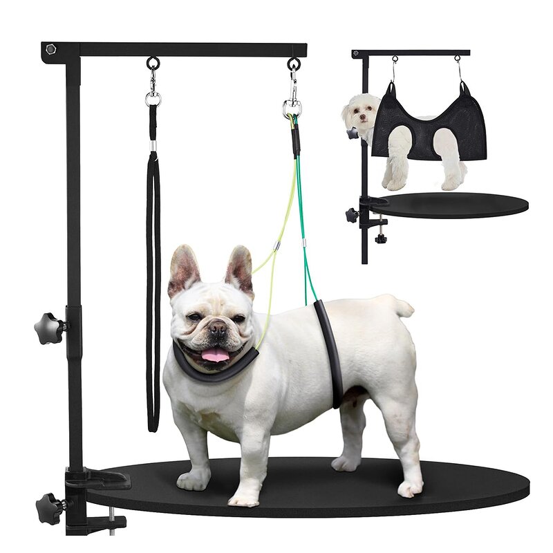 Dog Grooming Clamp Supplier - Ideal for Small Medium Pets Adjustable Table Arm Hammock