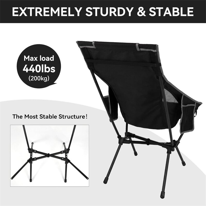 Adjustable Camping Chair Manufacturer - High Back Portable Beach Backpacking Chair