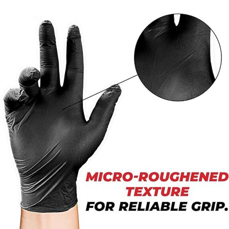 Nitrile Gloves Factory - Cooking Food Prep Mechanics Cleaning High Elastic Disposable