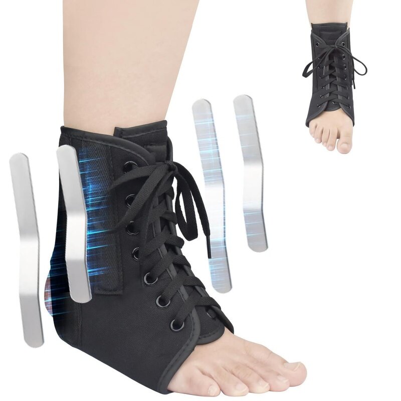 Adjustable Ankle Brace Manufacturer - Sprained Foot Support with Metal Side Stabilizers