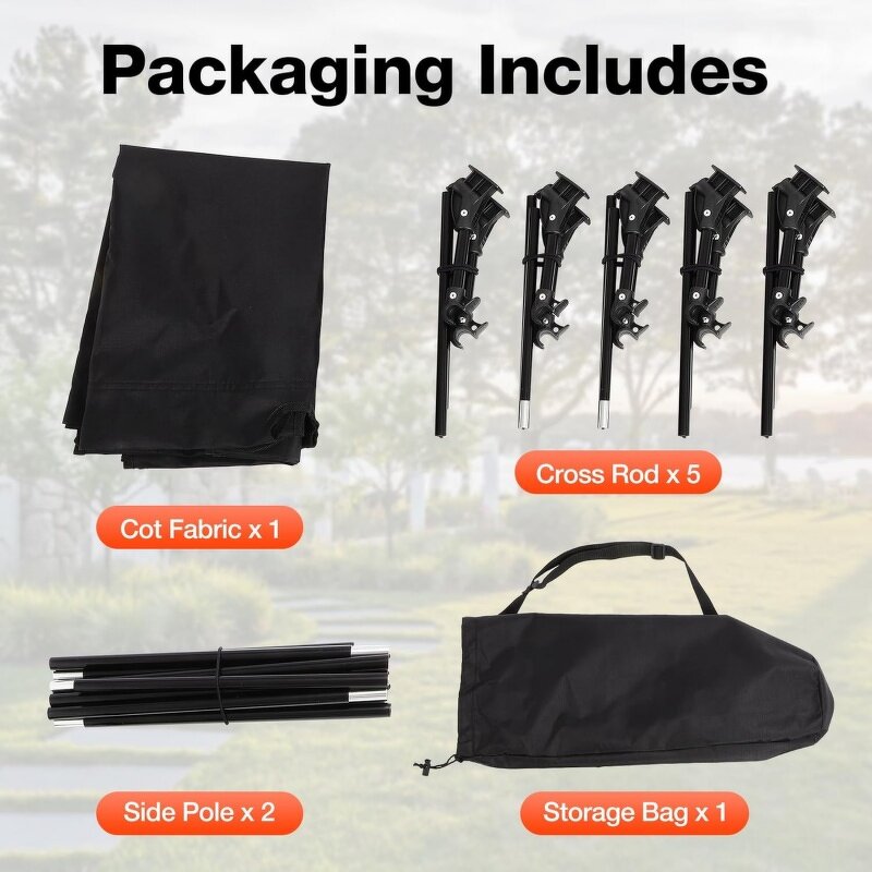 Portable Camping Cot Factory - Adults Folding Sleeping Carry Bag Wide Cot