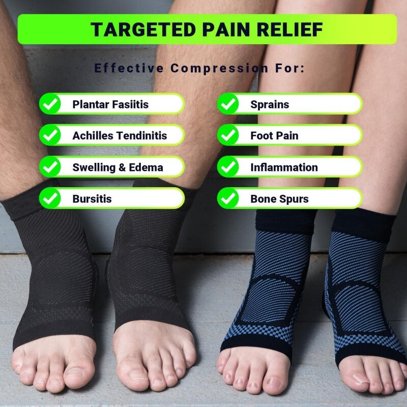 Foot Arch Support Supplier - Relieves Achilles Tendonitis Plantar Fasciitis Sock