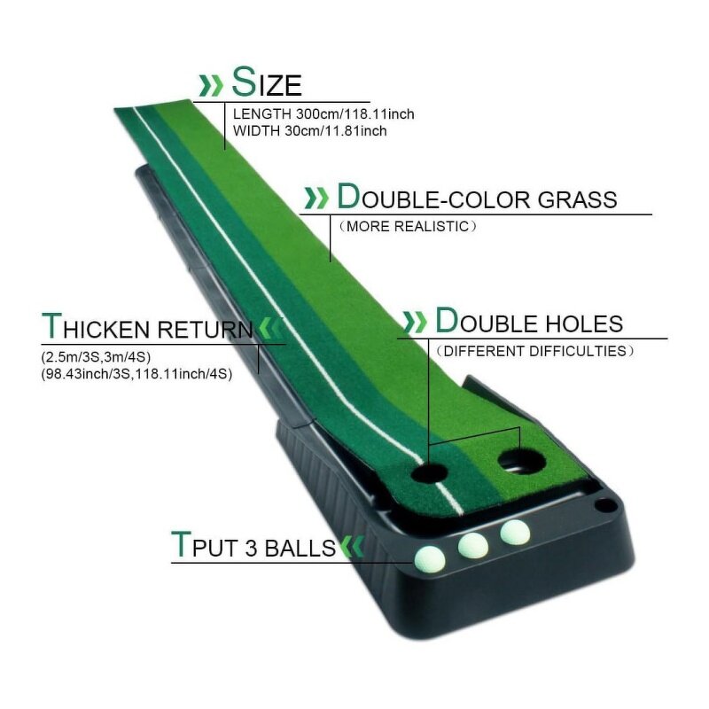 Golf Practice Equipment Manufacturer - Auto Ball Return System Home Office Backyard Mat