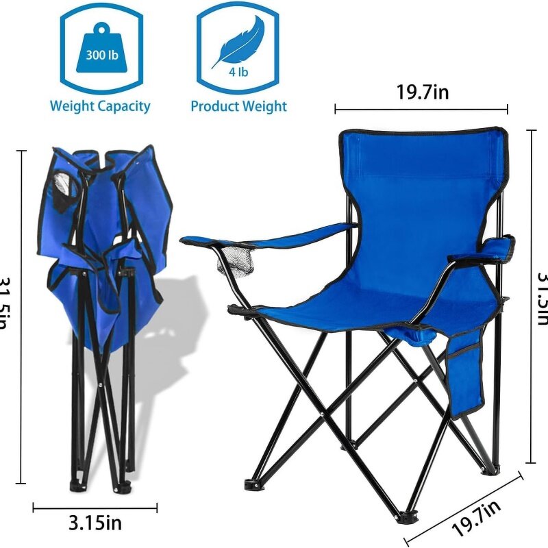 Foldable Camping Chair Supplier - Adults Teens Portable Compact Lightweight Beach Picnics