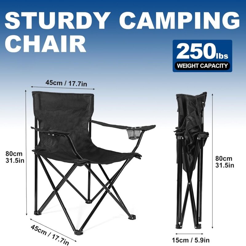 Lightweight Camping Chair Supplier - Adults Teens Foldable Portable Compact Beach Outdoor