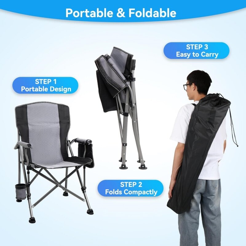 Portable Camping Chair Manufacturer - Backpack BBQ Sketching Hiking Park Leisure Beach