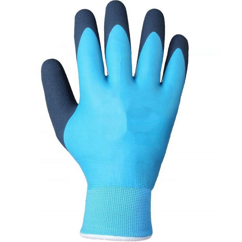 Winter Work Gloves Manufacturer - 15 Gauge Waterproof Thermal Double Coated Nylon Terry