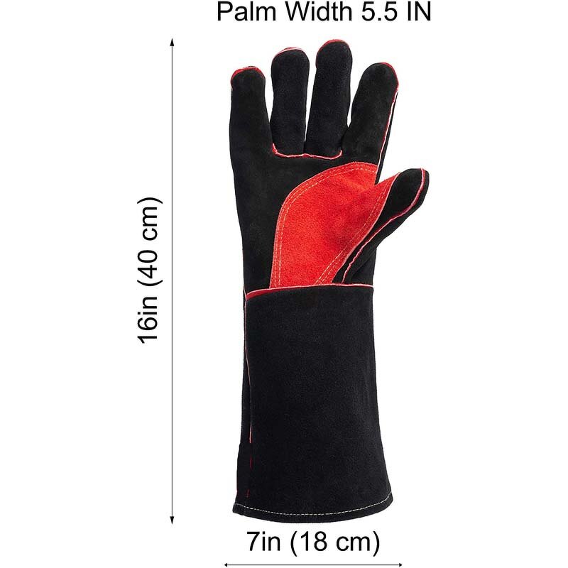 Heat Resistant Gloves Supplier - Stitching Fireplaces Fire Pits Wood Stoves Tig Animal