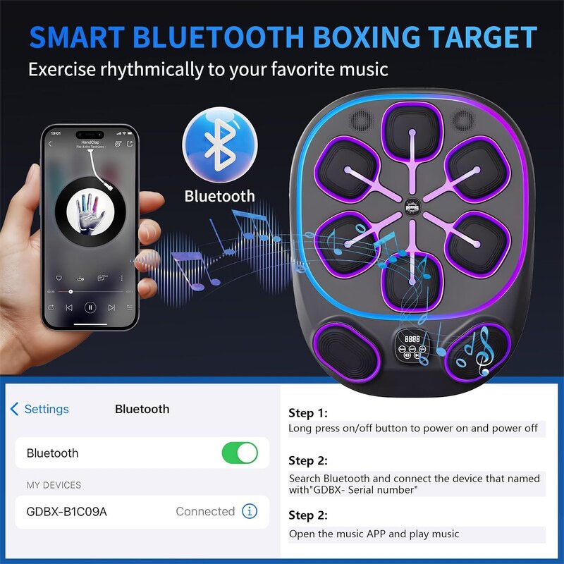 Boxing Workout Equipment Supplier - Target Music Boxing Machine Fitness