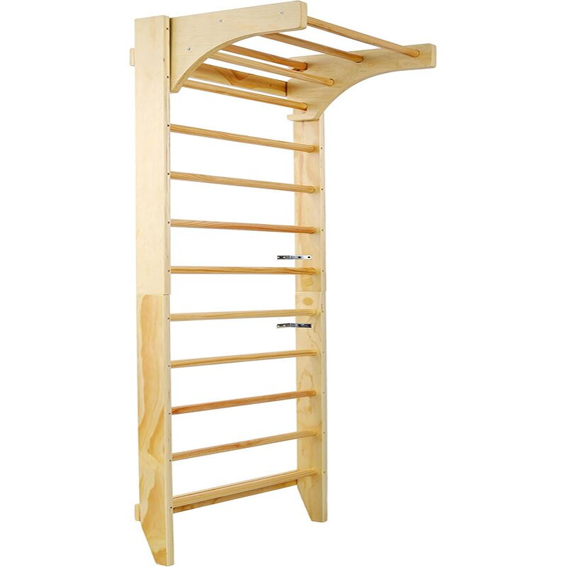 Wall Mounted Stall Bars Factory - Physical Strength Training Adjustable Bar Gymnastics