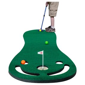 Golf Putting Practice Mat Supplier - Indoor Outdoor Adjustable Putter Balls Training Flags