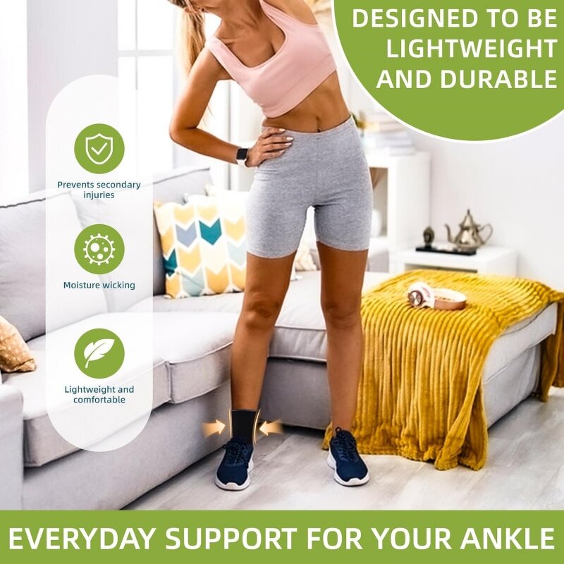 Compression Ankle Support Supplier - Breathable Knitted Fabric Open Heel Sleeve