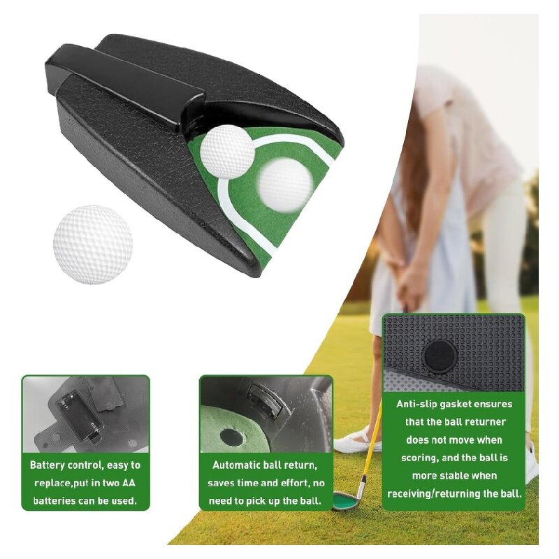 Golf Ball Return Machine Factory - Indoor Battery Powered Practicing Home Office Yard