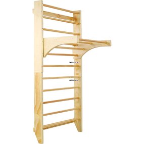 Wall Mounted Stall Bars Factory - Physical Strength Training Adjustable Bar Gymnastics