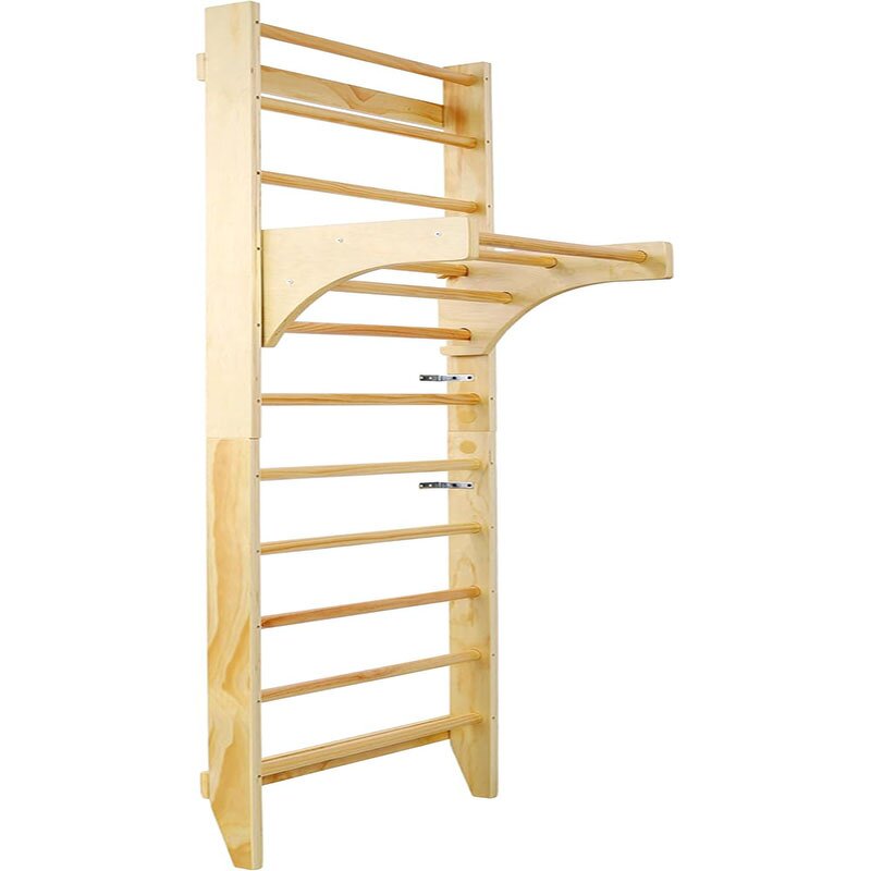 Wall Mounted Stall Bars Factory - Physical Strength Training Adjustable Bar Gymnastics