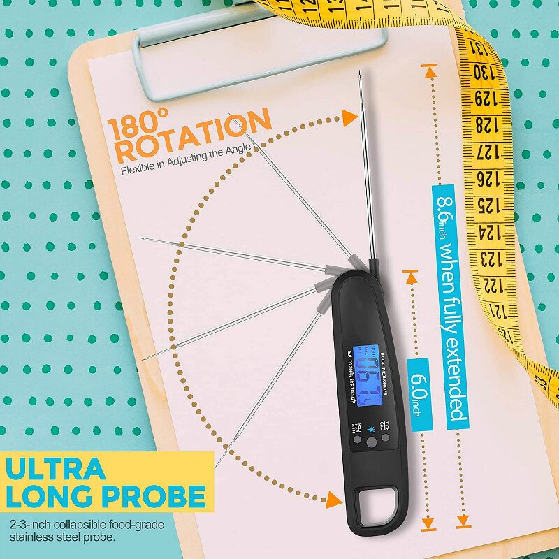 Meat Thermometer Supplier - Grill BBQ Baking Candy Liquids Oil Cooking Digital Kitchen