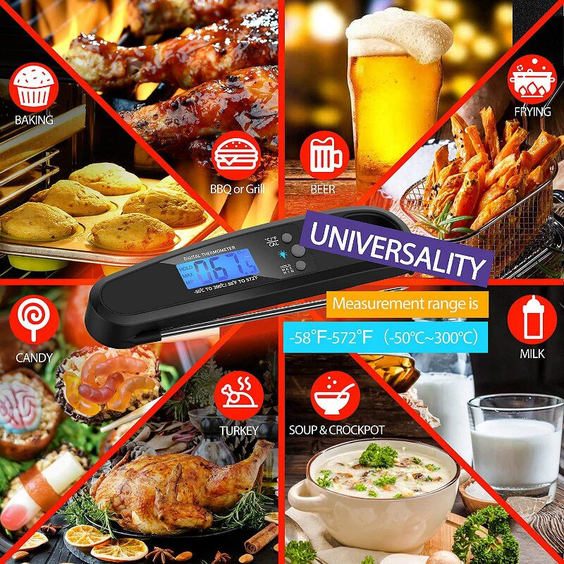 Meat Thermometer Supplier - Grill BBQ Baking Candy Liquids Oil Cooking Digital Kitchen