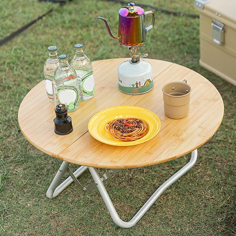 Round Camping Table Factory - Outdoor Aluminum Alloy Folding Picnic Self Driving Travel