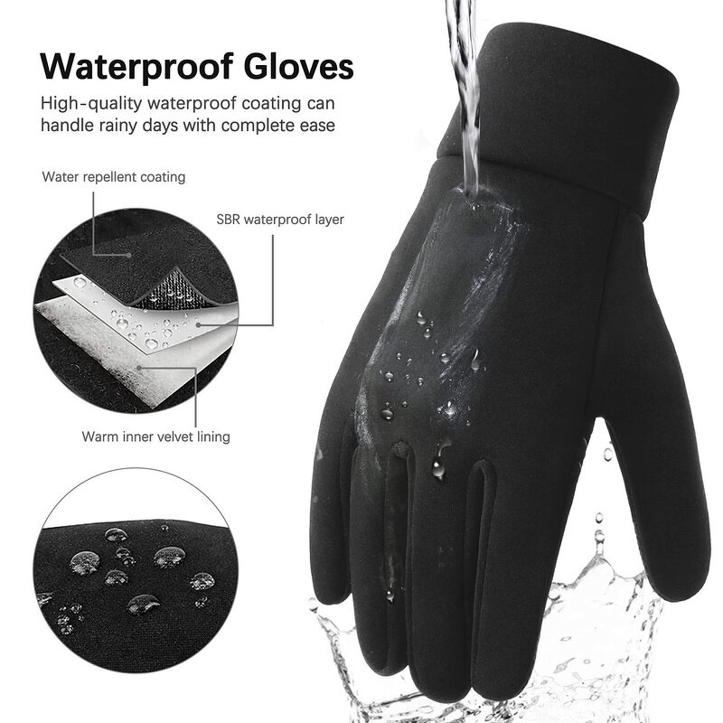 Touch Screen Gloves Factory - Sensitive Cold Weather Texting Fingers Fleece Lined Windproof