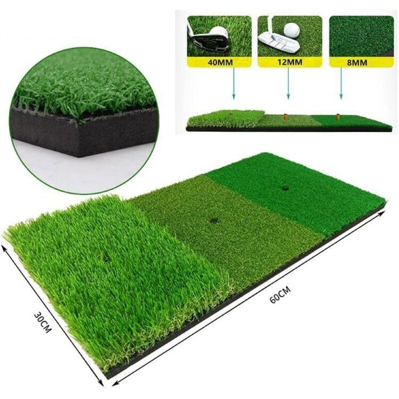 Golf Hitting Mat Factory - Larger Size Indoor Outdoor Swing Chipping Foldable Heavy-Duty