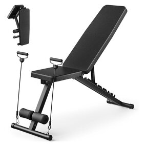 Adjustable Weight Bench Manufacturer - Home Gym Folded Vertical Storage Space Saving