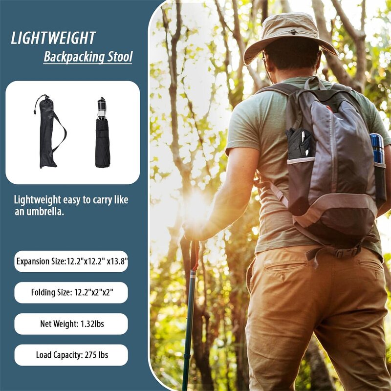 Portable Camping Stool Factory - Hiking Outdoor Concert Foldable Stool