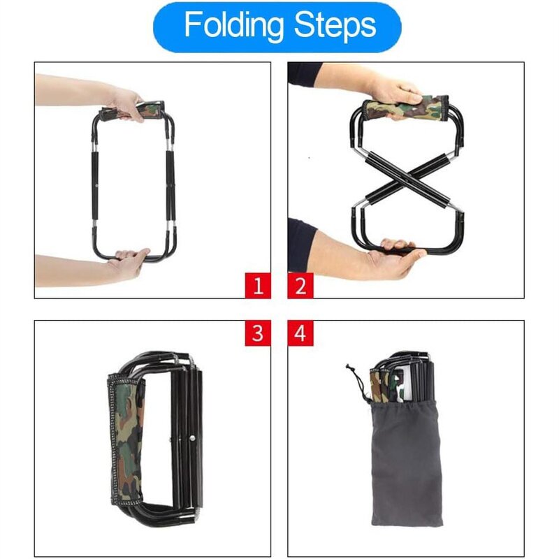 Portable Folding Stool Factory - Fishing Hiking Gardening Beach Stool