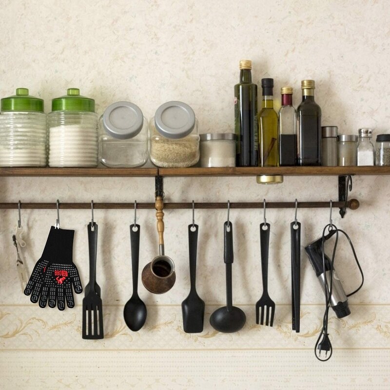 Oven Mitts Factory - Anti-slip Kitchen Baking BBQ Pot Holders Cooking Heat Resistant