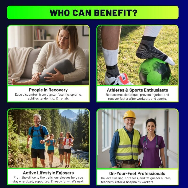 Foot Arch Support Supplier - Relieves Achilles Tendonitis Plantar Fasciitis Sock