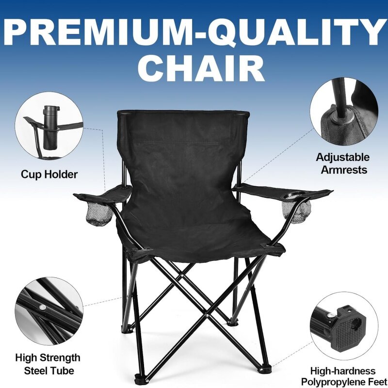 Lightweight Camping Chair Supplier - Adults Teens Foldable Portable Compact Beach Outdoor