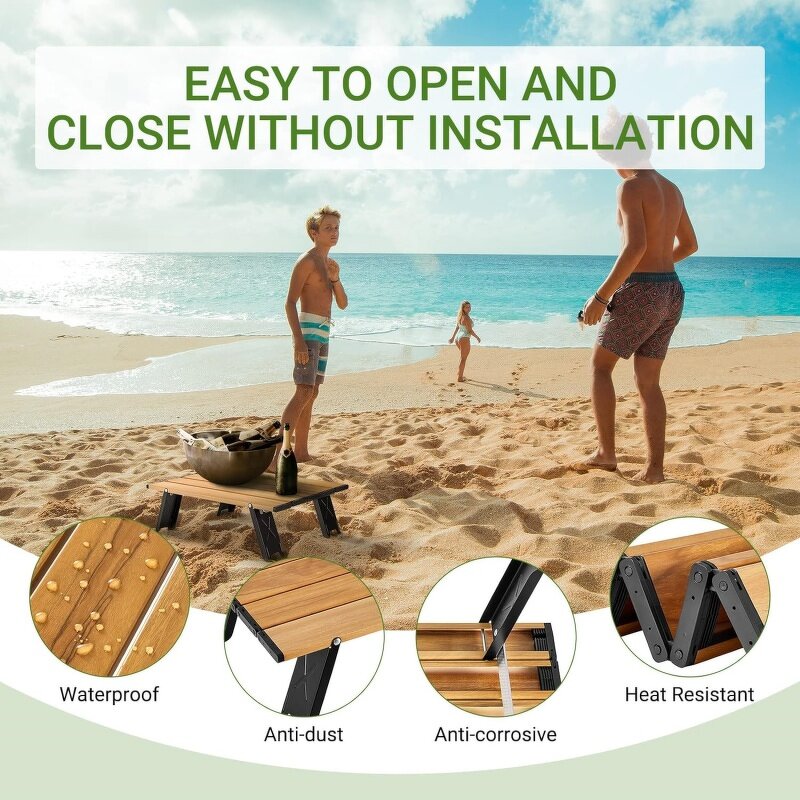 Portable Camping Table Supplier - Outdoor Picnic Tent Travel Beach Backpacking Mini